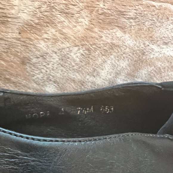 Black “HOPE” Brighton Loafers with Silver Accent 7.5